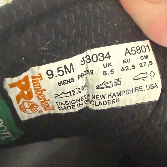 Timberland Pro Pit Boss 6” Work Boots Shoes Steel Toe 33034 Brown Size 9.5 M - Picture 9 of 15